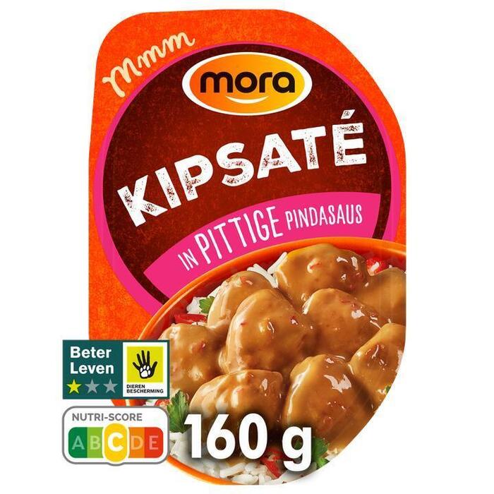 Mora Kipsaté in Pittige Pindasaus XL 190 g (Stuk, 190g)