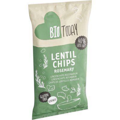 BioToday Lentil chips rosemary (75g)