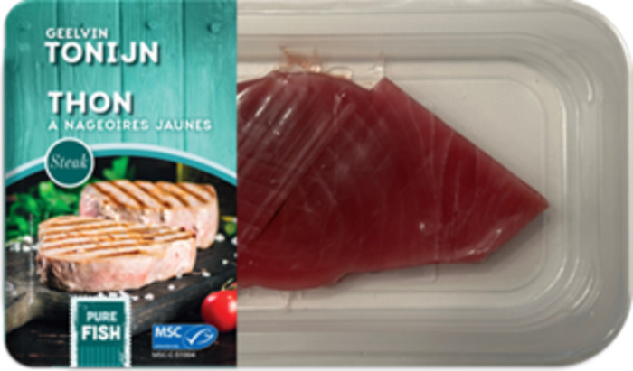 Geelvin tonijn steak 200g (200g)