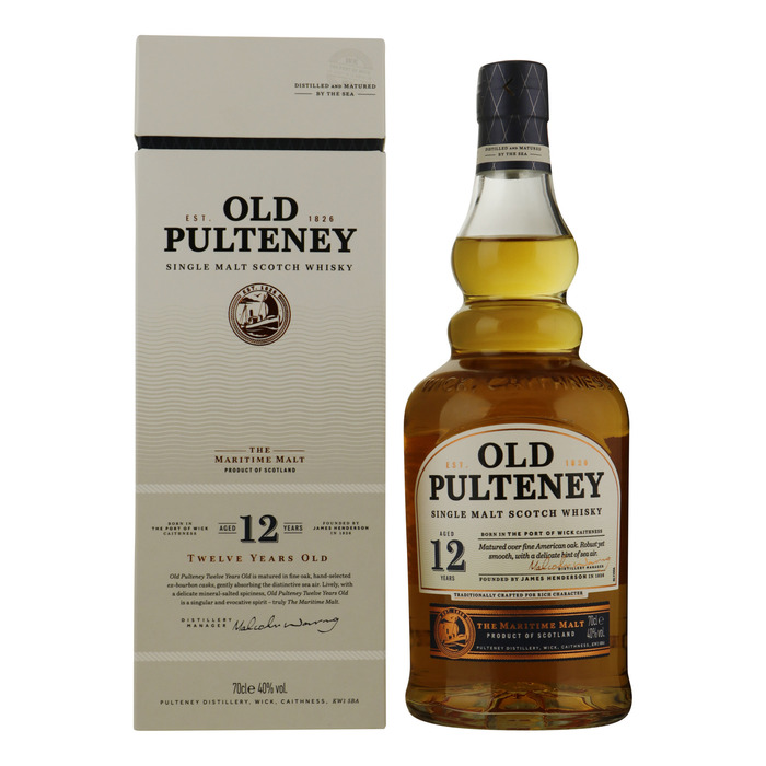 Old Pulteney Single Malt Scotch Whisky Aged 12 years 0,7 Liter (rol, 0.7L)