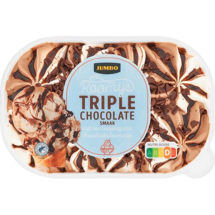 Jumbo Roomijs Triple Chocolate 500g (500g)