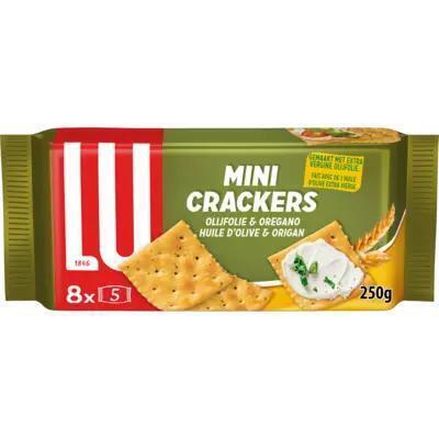 Minicrackers Olijfolie & Oregano (Pak, 8 × 31.2g)