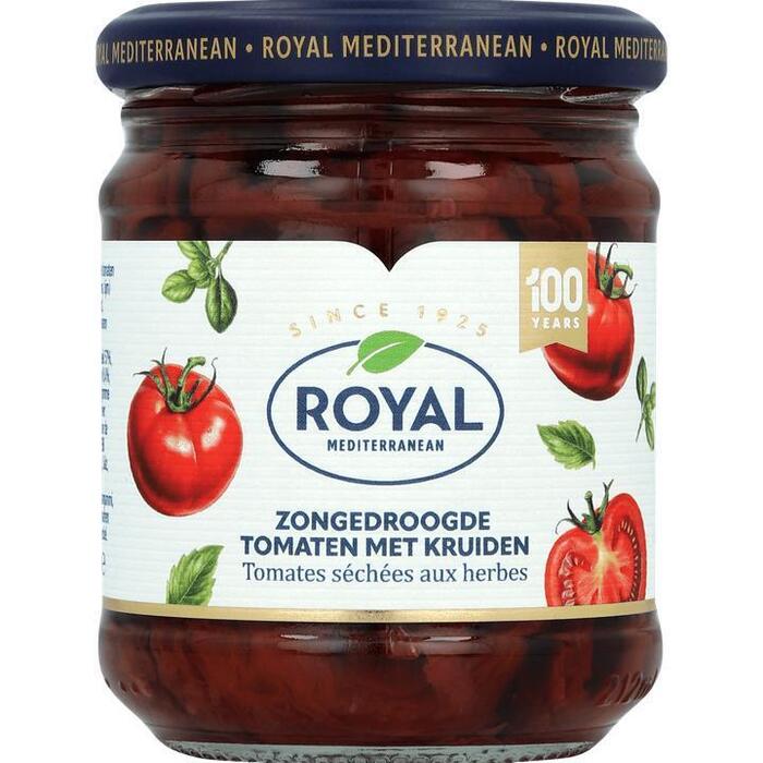 Zongedroogde tomaten met kruiden (pot, 215g)