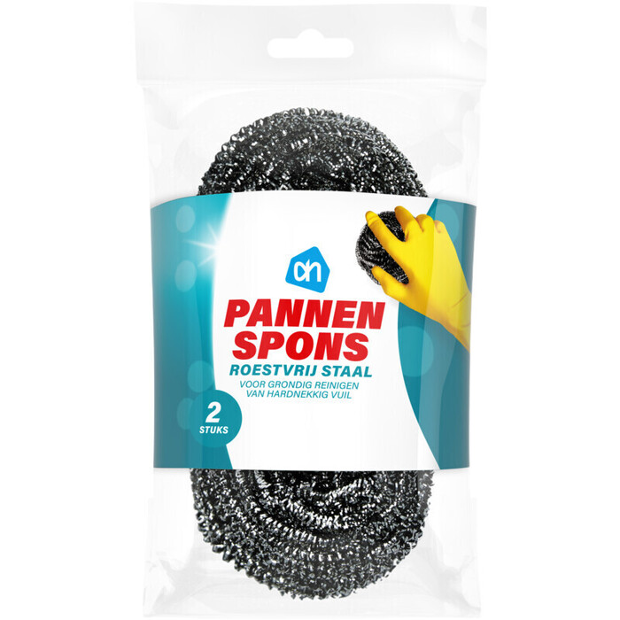AH Pannenspons roestvrijstaal