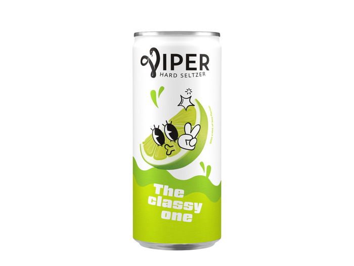 Viper Hard seltzer lime (250ml)