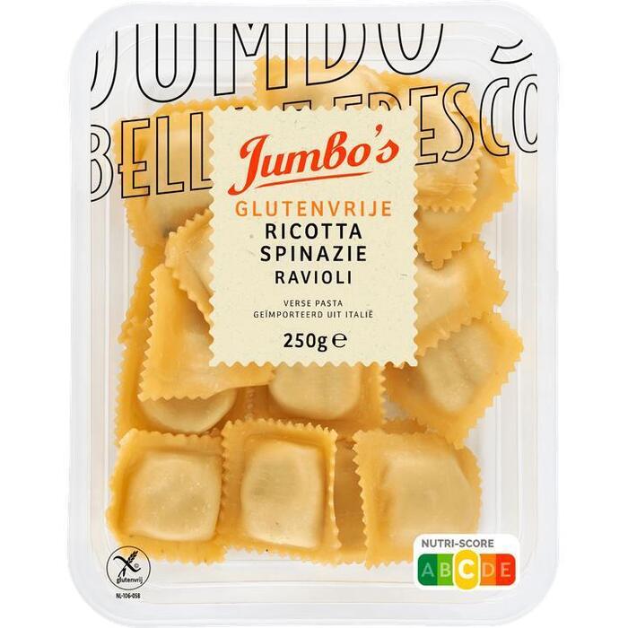 Jumbo's Glutenvrije Ricotta Spinazie Ravioli 250g (250g)