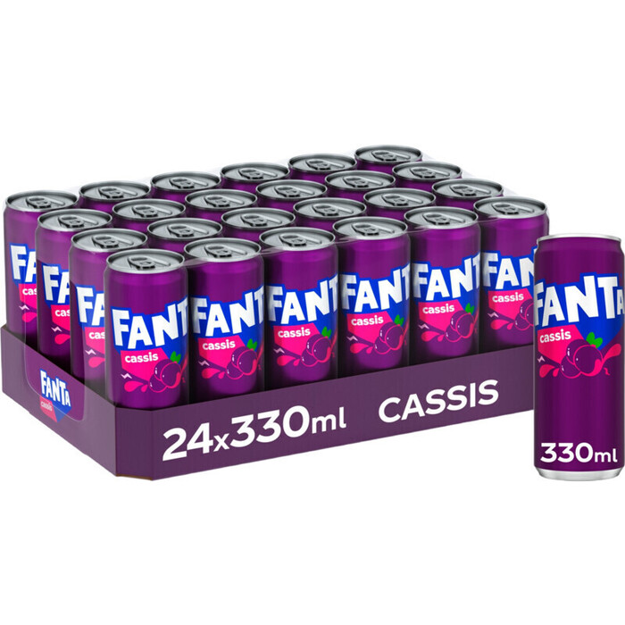 Fanta Cassis 330 ml (24 × 33cl)