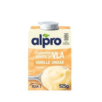 Alpro Plantaardige Variatie op Vla Vanille Smaak 525 g (525g)