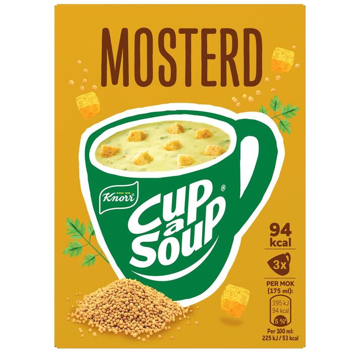 Unox Cup-a-soup mosterd (Doos, 60g)