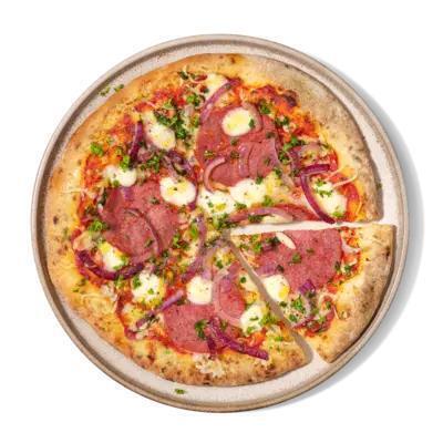 AH Verse pizza Amerikaans spicy salami (450g)