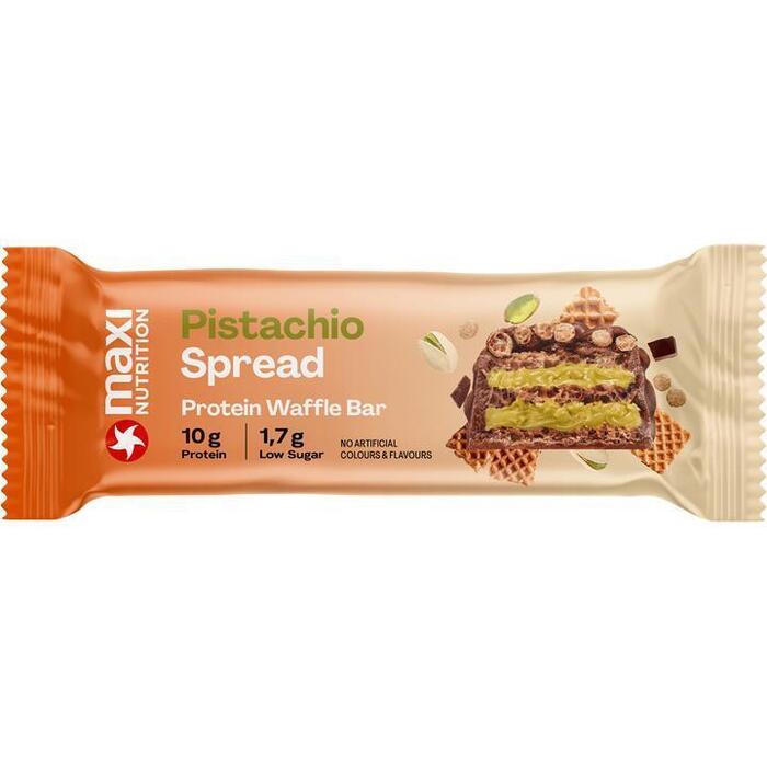 Proteïne Wafelreep met Pistachevulling 1 Stuks (39g)