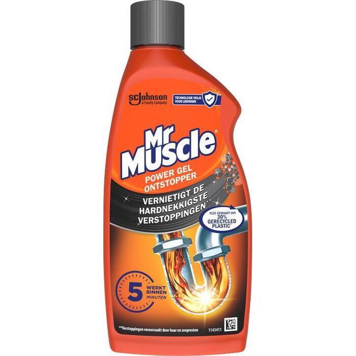 Mr Muscle Power Gel Ontstopper 500 ml (Fles, 0.5L)