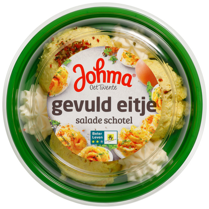 Johma Gevuld eitje schotel (Kuipje, 375g)