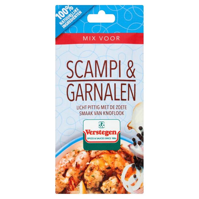 Verstegen Mix voor Scampi & Garnalen 12 g (Zakje, 12g)