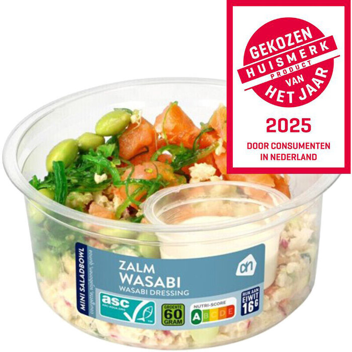 AH Mini saladbowl zalm wasabi (200g)