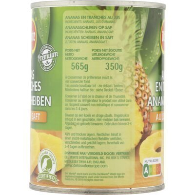 Ananas schijven (blik, 565g)