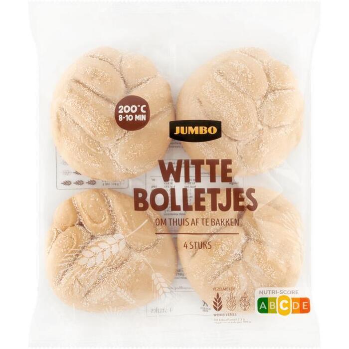 Jumbo - Witte Bolletjes - 4 Stuks