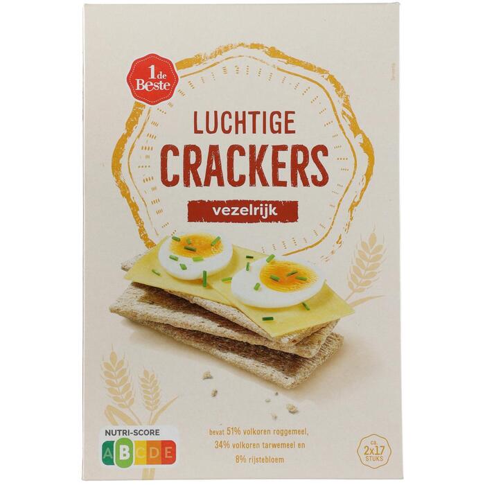 1 de Beste Luchtige crackers volkoren (250g)