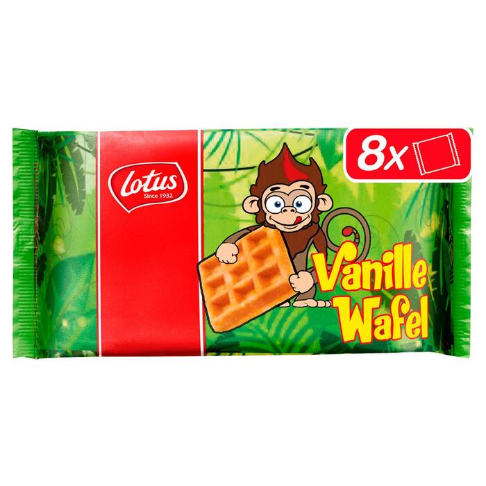 Vanillewafels Aap (Doos, 224g)