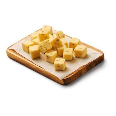 AH Zaanlander Kaasblokjes jong komijn 48+ (120g)