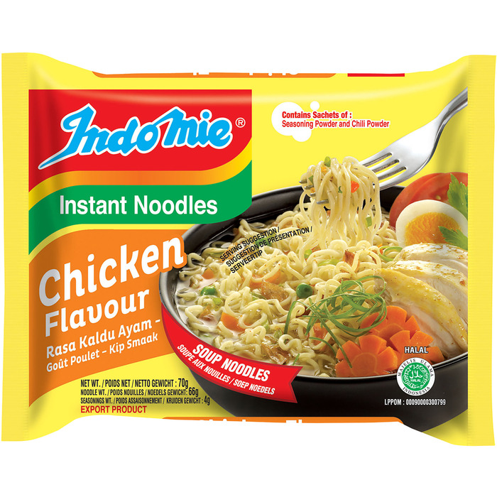Indo Mie Instant Noodles Kip Smaak 70 g (70g)