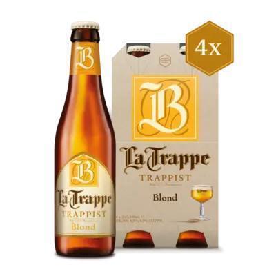 La Trappe Trappist blond 4-pack (4 × 33cl)