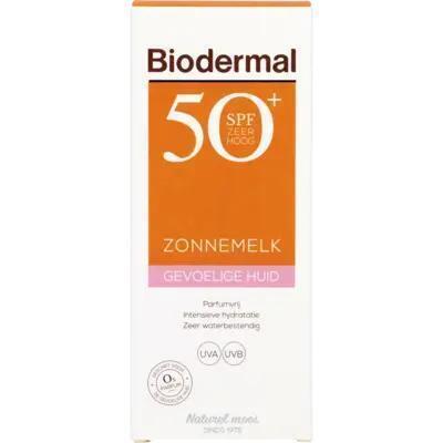Biodermal Gevoelige huid melk SPF 50+ (200ml)
