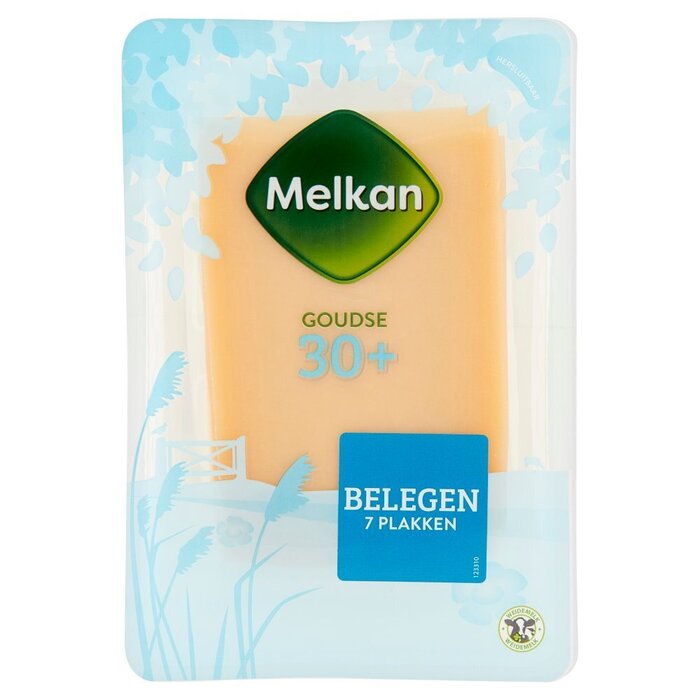 Melkan Belegen 30+ kaas plakken (190g)