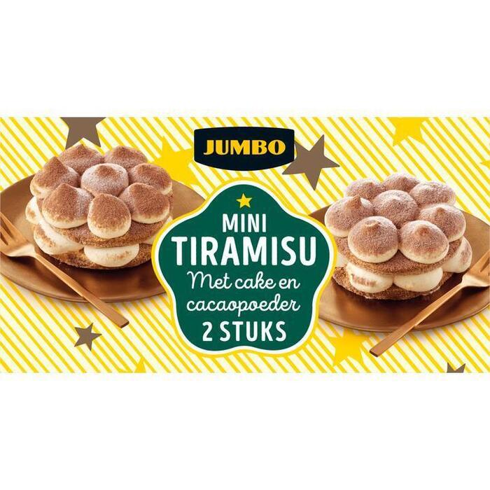 Jumbo Mini Tiramisu 2 Stuks (180g)