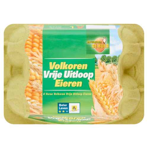 Volkoren vrije uitloop eieren