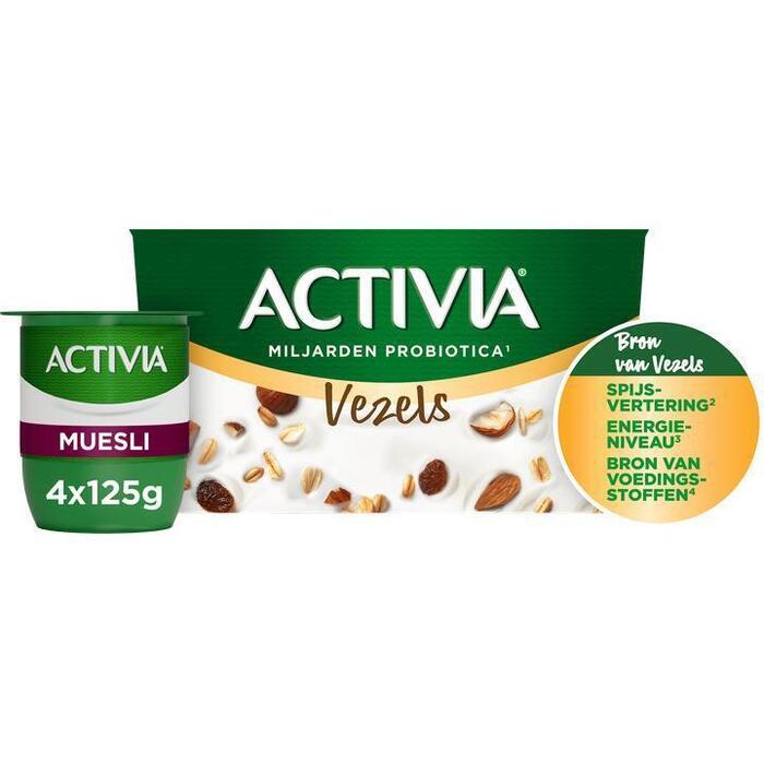 Activia Yoghurt muesli (Set, 4 × 125g)