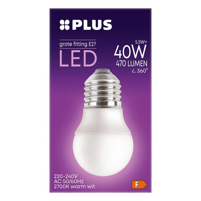 Lamp LED 40W Kogel grote fitting mat
