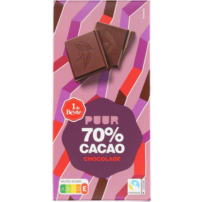 Chocoladetablet puur 70% cacao (100g)