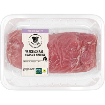 AH Varkenshaas culinair naturel (325g)