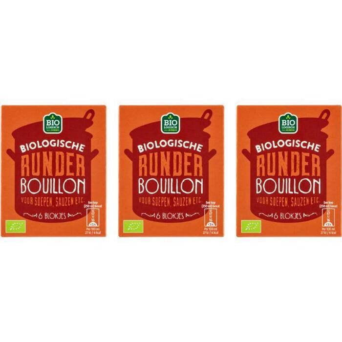 Jumbo Biologische Runder Bouillonblokjes 3 x 6 Stuks