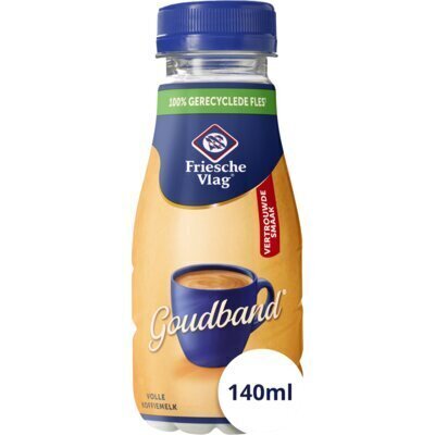 Friesche Vlag Goudband Koffiemelk 140ML (Fles, 140ml)
