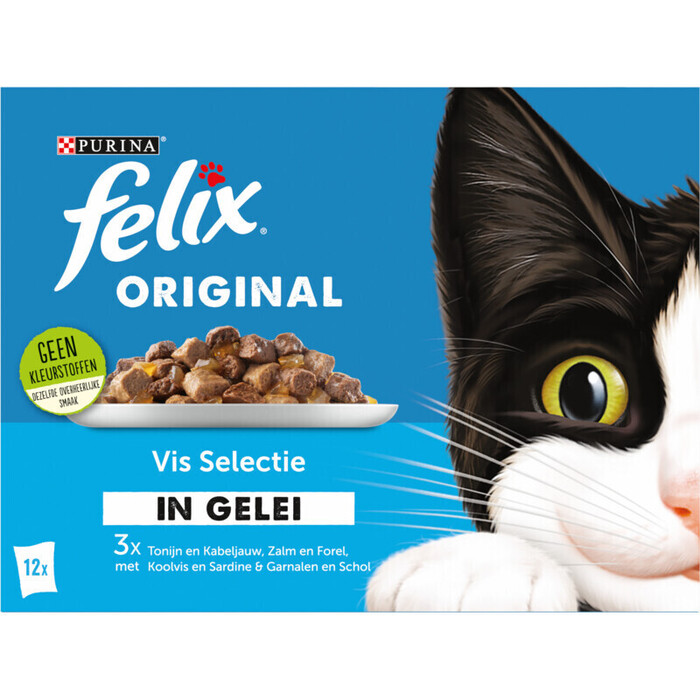 FELIX Original Vis Selectie in Gelei 12x85g (12 × 85g)