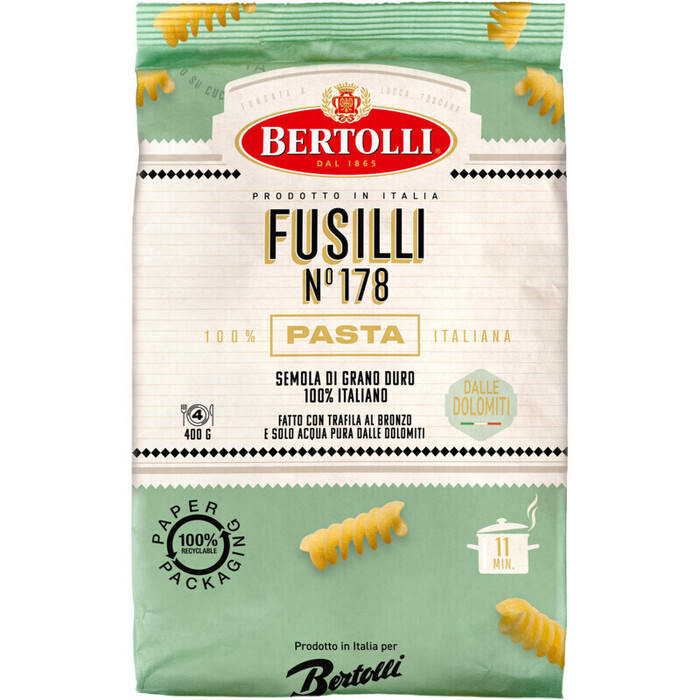 Bertolli Pasta fusilli no 178 (400g)