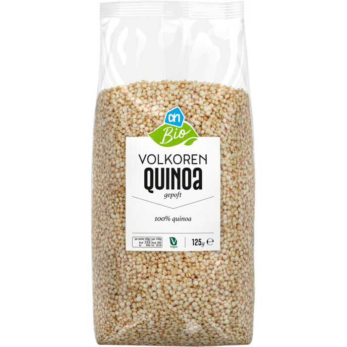 AH 100% quinoa gepoft (125g)