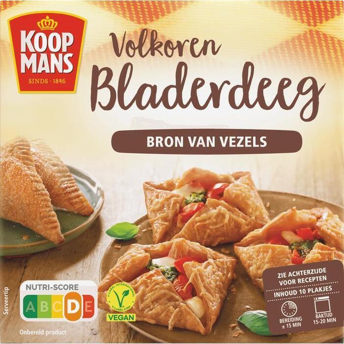 Koopmans Volkoren Bladerdeeg 10 Stuks 450 g (450g)