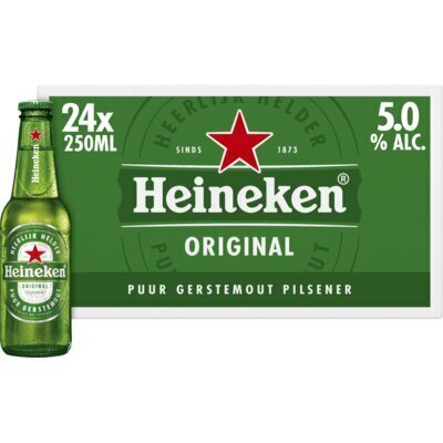 HEINEKEN PILSENER 25 CL MONO FLES (24 × 250ml)