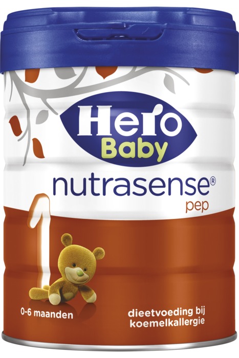 Hero Baby Nutrasense Pep 1 Dieetvoeding bij Koemelkallergie 0-6 Maanden 700 g (700g)