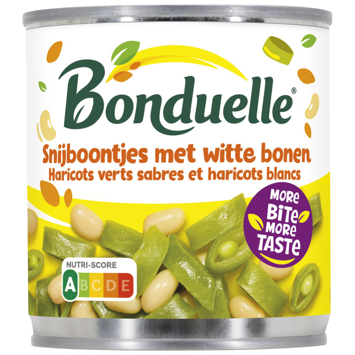 Snijboontjes met witte bonen (blik 200g) (Blik, 200g)