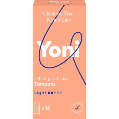 Yoni Tampons van biokatoen light