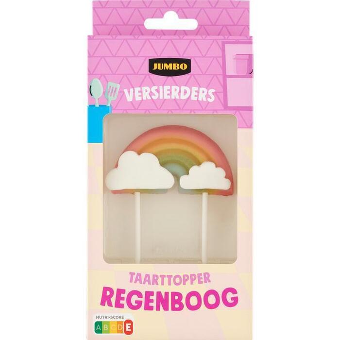 Jumbo Versierders Taarttopper Regenboog 60g (60g)