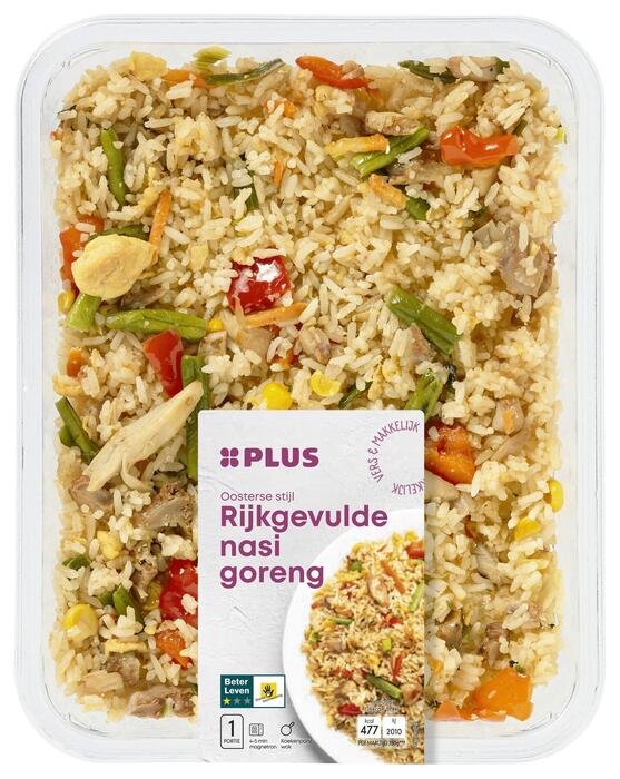 Rijkgevulde nasi (350g)