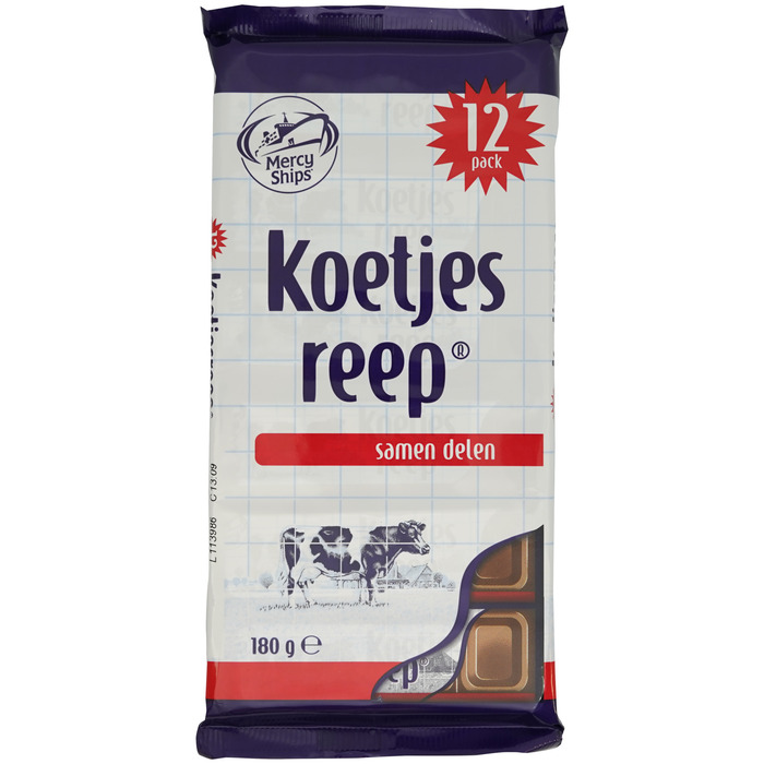 Koetjes Reep 12 Stuks (12 × 15g)