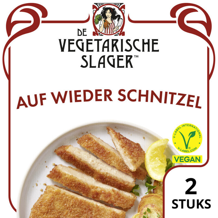 De Vegetarische Slager Auf Wieder Schnitzel Vegetarisch 180g (180g)