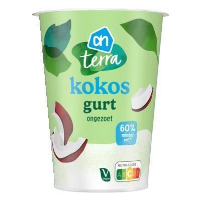 AH Terra Kokos gurt ongezoet minder vet (500g)
