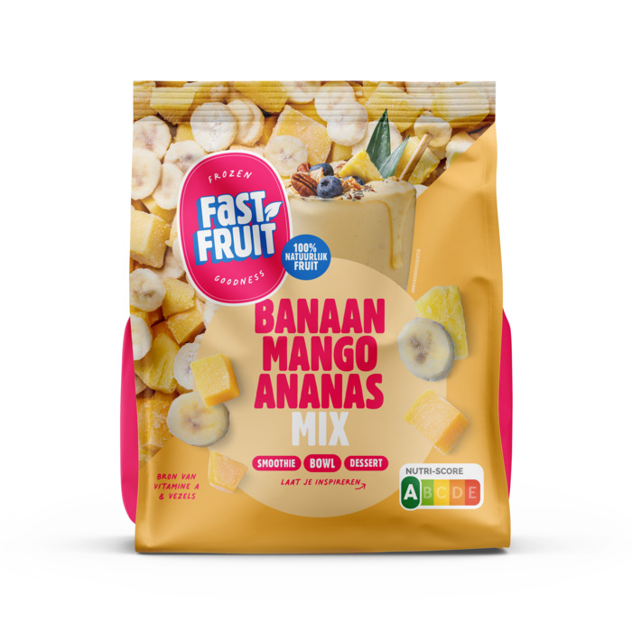 Fast Fruit Fast Fruit Banaan mango ananas 300gr (300g)